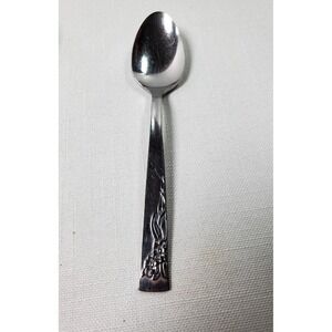 Vtg Oneida LTD Stainhome Stainless‎ Floral Pattern Teaspoon Replacement Flatware